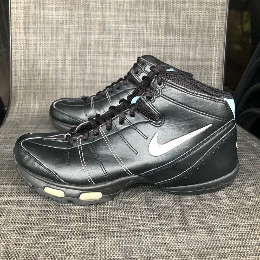 Nike Air Max Florentine Black/Blue Basketball High Shoes Women’s size 8